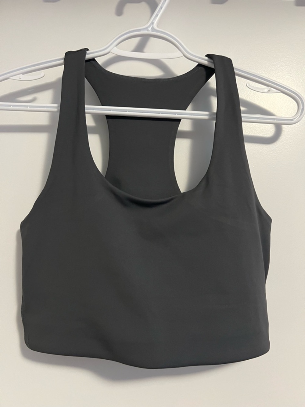 Cropped Tank Top | Grey | Size M